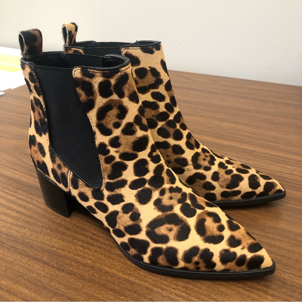 Nine West Leopard Booties